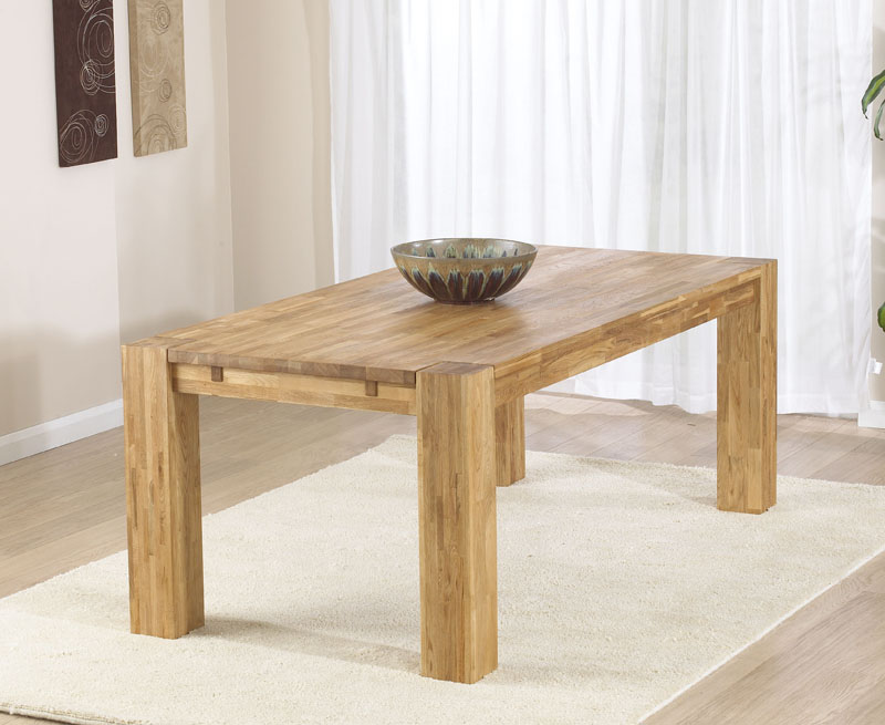 Marseille Oak Dining Table (Table Only) - Click Image to Close